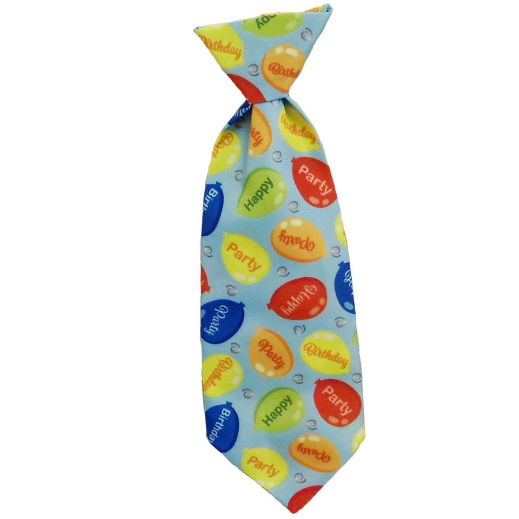 Birthday Long Tie - Blue