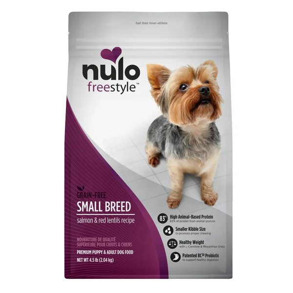 Nulo FreeStyle Kibble For Small Breeds Salmon & Red Lentils Recipe