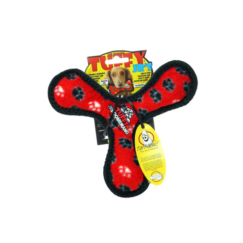 Tuffy Ultimate Boomerang Jr Red Paws