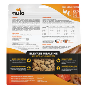 Nulo Freeze-Dried Raw Chicken & Salmon for Cats