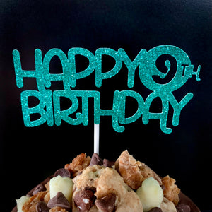 Happy [#] Birthday Topper